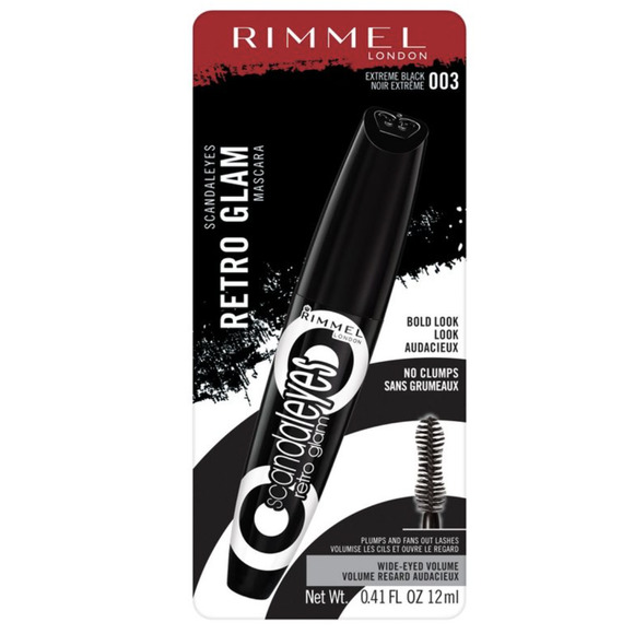 Rimmel ScandalEyes Retro Glam Mascara, 003 Extreme Black .41 oz - Picture 1 of 4
